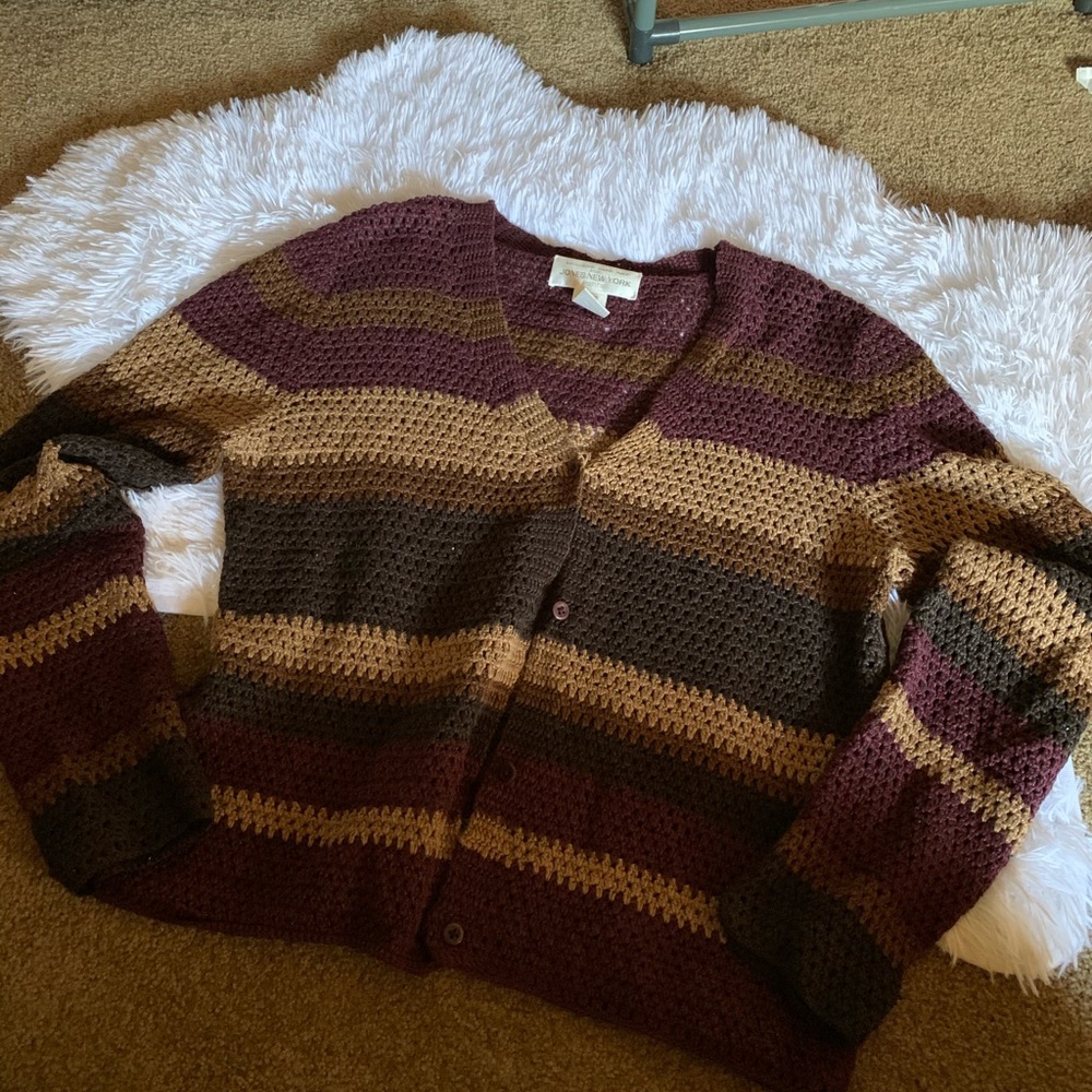 Vintage hand knit cardigan